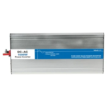 

Power 1500W DC Input 12V 24V 48V AC Output 110V 220V Pure Sine Wave off-grid Tie Inverter Custom Solar LED Display Watt Volt