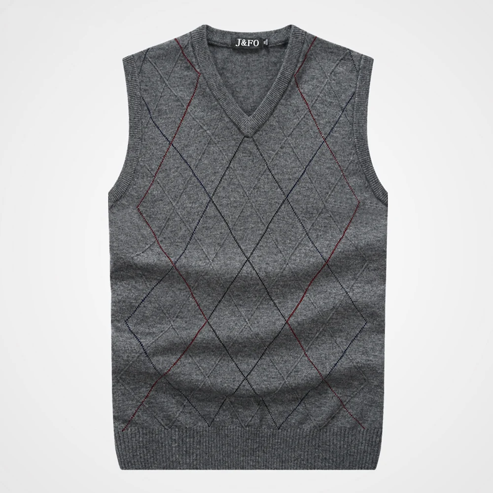 Распродажа, мужской брендовый шерстяной свитер, жилет, разные цвета, простой свитер для гольфа, без рукавов, большие размеры, быстрая