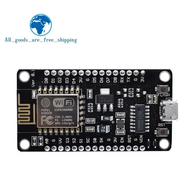 Wireless module NodeMcu v3 CH340 Lua WIFI Internet of Things development board ESP8266 with pcb Antenna and usb port for Arduino