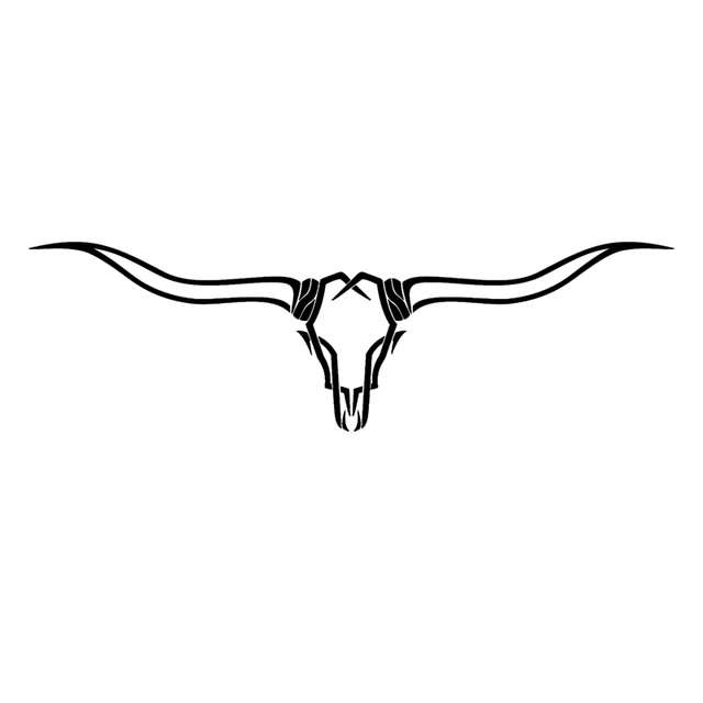 hotmeini 6 4cmx22cm texas longhorn ranch cowboy western art car