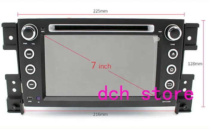 Sale Octa Core 7 inch 8 core Android 9.0 Car DVD player GPS for for Suzuki Grand Vitara 2005 2006 2007 2008 2009 2010 2011 4G RAM 1