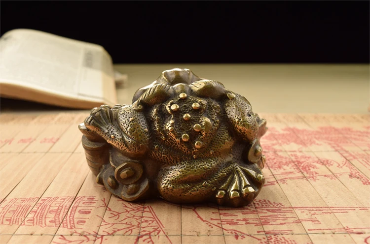 Антикварный антиквариат Китайский медный Цикада пепельница|ashtray| |