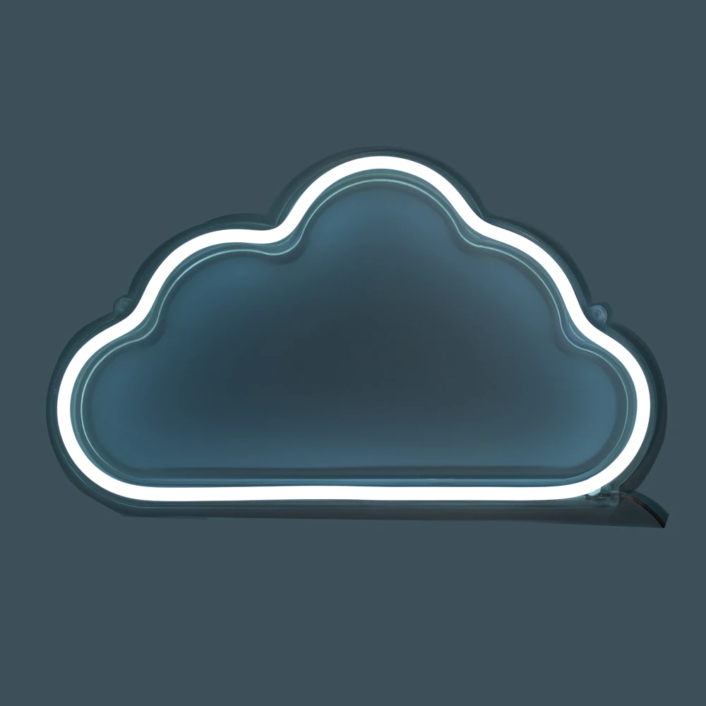 Chi-buy Custom neon sign Cloud LED neon light sign Wedding bar party decoration Wall neon lamp Home Decor Nightlight gifts