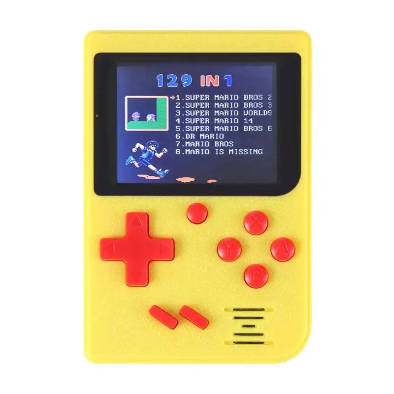 RS-6A ретро мини портативная игровая консоль 8 бит 3,0 дюймов цветной ЖК-экран детский игровой плеер встроенный 500 игр портативный плеер горячая распродажа