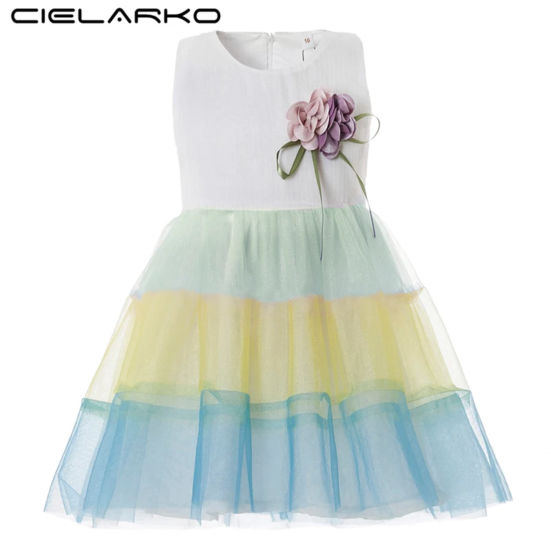 Summer Kids Infant Baby Girls Tassel Princess Ball Party Dresses Casual Sundress