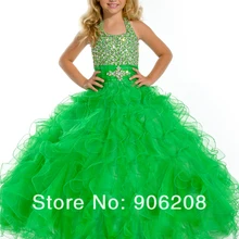 Качественные товары, низкая цена,, новое поступление, Платья с цветочным узором для девочек, длинное платье для театрализованного представления