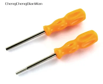 

ChengChengDianWan Handle Security Bit 3.8mm 4.5mm Hexagon Screwdriver Open Tool Gamebit for NGC SFC NES Gameboy 4pcs/lot=2sets