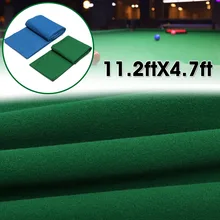 11.2X4.7ft зеленый/синий снукер ткань для бильярдного стола бассейн Восемь Мяч бильярдный стол для игры в ПУЛ ткань для американского бильярдного снукера аксессуары
