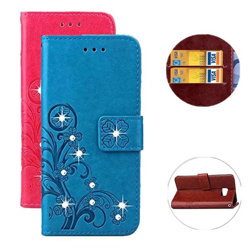 Wallet Bling Leather Flip Case for Sony Xperia XA XA2 Ultra X Compact XZ XZ1 XZ2 Premium XP 2 XR Z2 Z3 Plus Z4 Z5 Mini Cover |