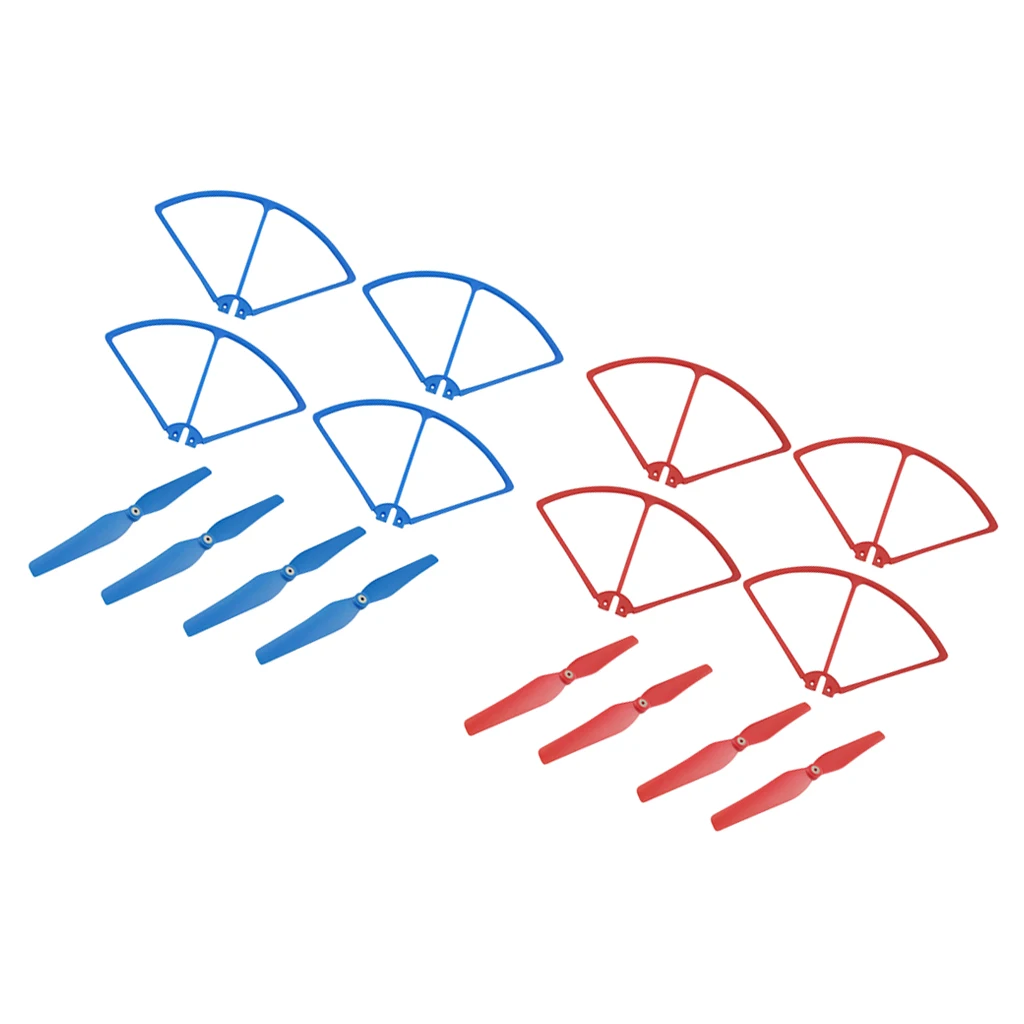 MagiDeal 16Pc Blade Propellers Bumper Cover Protection for SIRC S70W Holy Stone HS100 HS100G RC Helicopter Parts