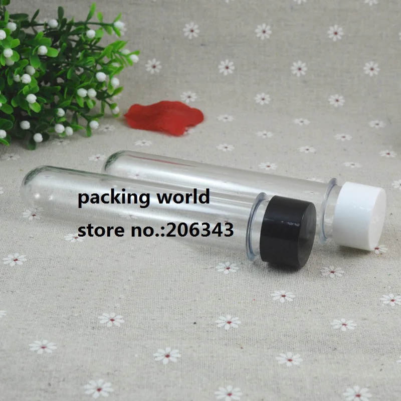40ML Transparent Plastic PET Tube With Black Lid For Mask Cream Testing 40ml-transparent-plastic-pet-tube-with-black-lid-for-mask-cream-testing