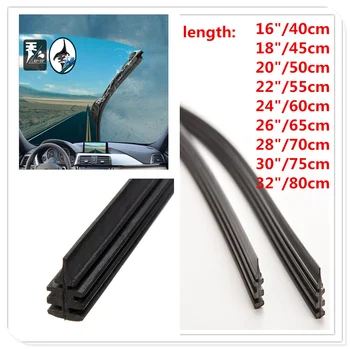 

Car Rubber Bracketless Windshield Wiper Wash Blade Refill for Volkswagen VW polo passat b5 b6 CC golf jetta mk6 tiguan Gol