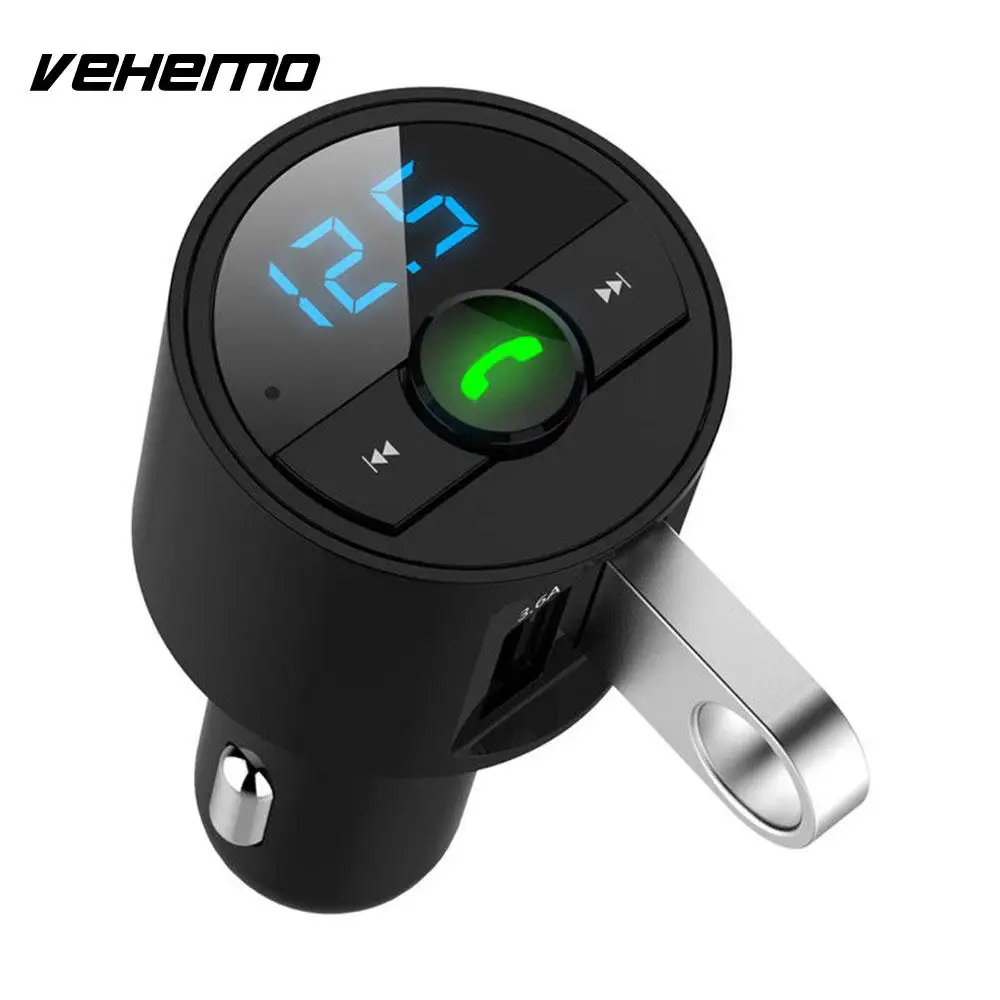 

Bluetooth Receiver Car Electronics Smart FM Transmitter Car Kit MP3 Voltage Detection Car FM Transmitter Universal Automobile
