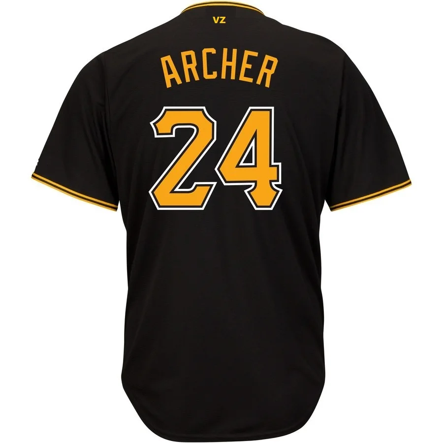 

Custom Chris Archer Pittsburgh Quick-Dry Cool Short Tshirts Sport Baseball Jersey Shirt for Men Wholesale Cheap Jerseys