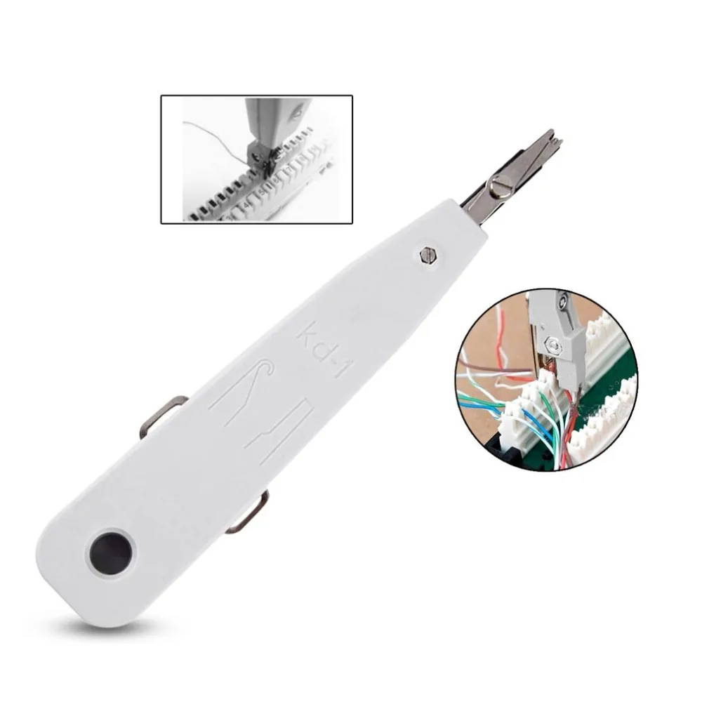 

2018 New RJ11 RJ45 Cat5 Network Cable Crimper Universal Network Punch Down Cut Off Tool Installation Tool Wholesale