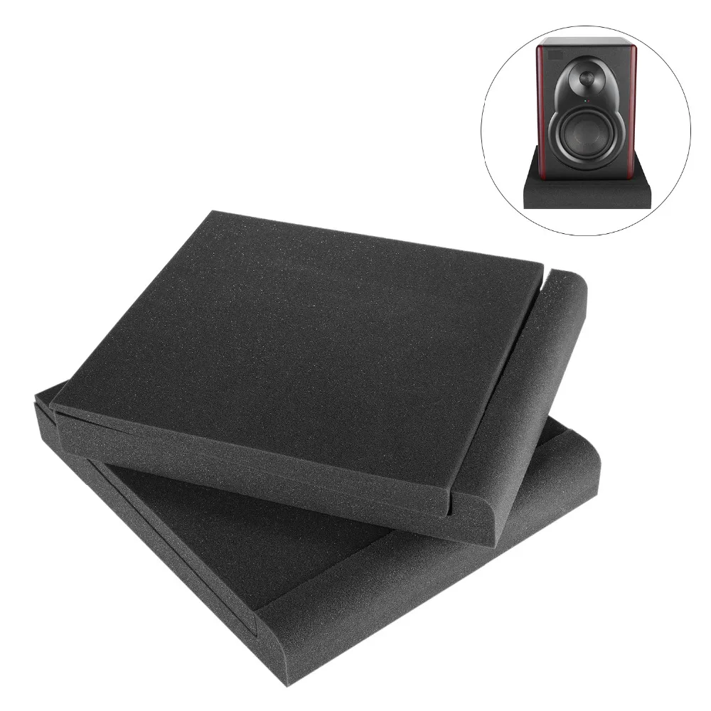 

Neewer 2 Packs Studio Monitor Isolation Pads for 6.5 inch Monitors, Made of High Density Acoustic Foams 13 x 10.4 inch/33 x 26cm