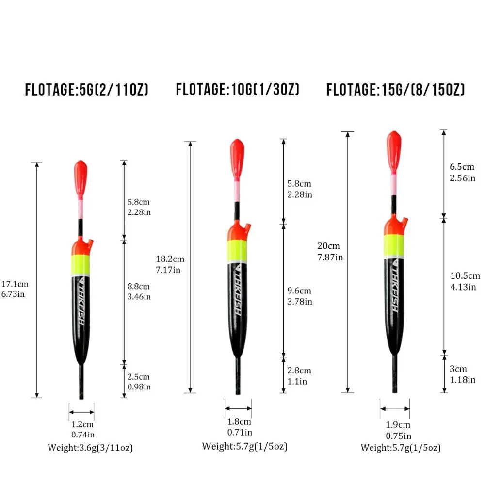 5 штук, 5 г, 10 г, 15 г, поплавок для рыбалки, поплавок для соленой воды, пресноводный пробковый Деревянный Поплавок для снасти для ловли окуня
