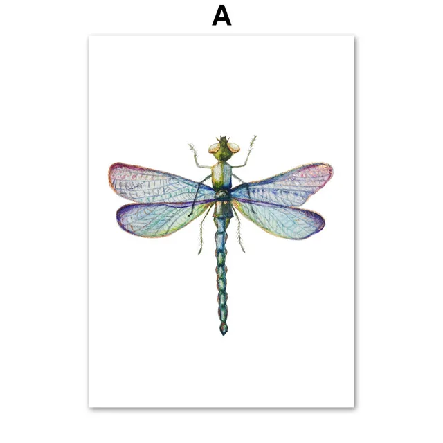 Colorful-Dragonfly-Wall-Art-Canvas-Painting-Nordic-Posters-And-Prints-Animals-Wall-Pictures-For-Living-Room.jpg_640x640