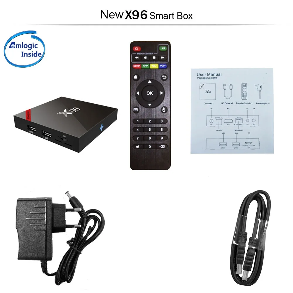 MESUVIDA X96 S905X Amlogic Quad Core Android 6.0 TV Box 4 К 2 ГБ 16 2.4 Г Wi Fi HDMI Smart Media Player Miracast 2.0A Box|tv box|set top boxhd