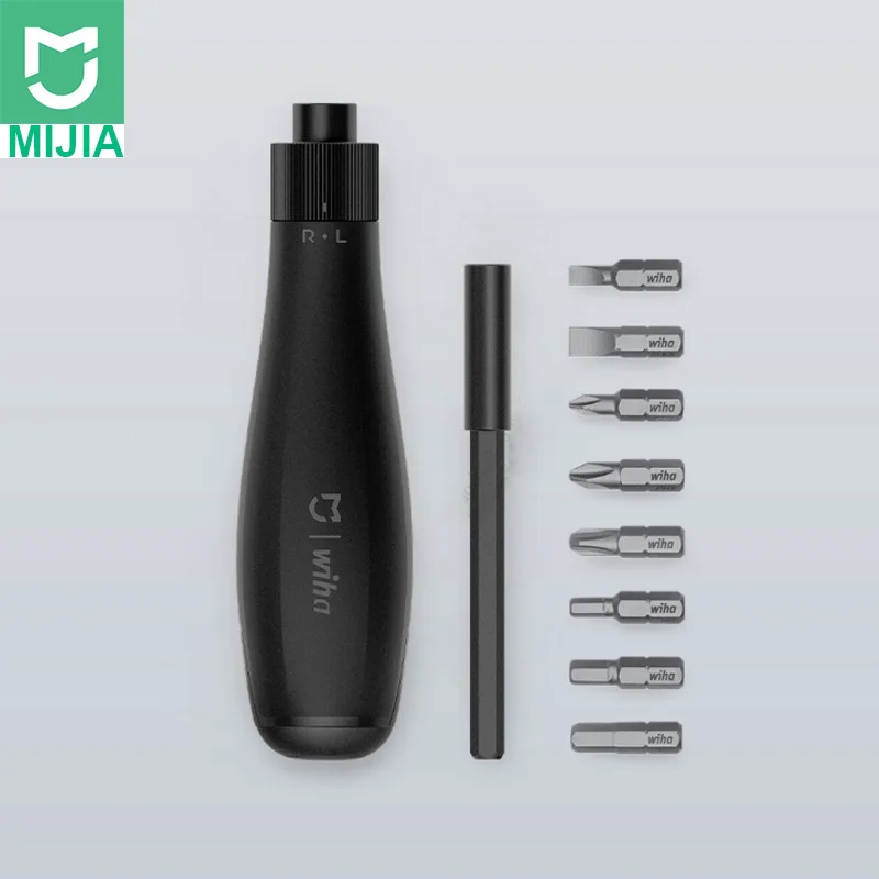 

Xiaomi Mijia Wiha 8 in 1 Screwdriver Kit Multi-function Steel Magnetic Bits with Extension Rod DIY Screw Driver Set Repair Tools