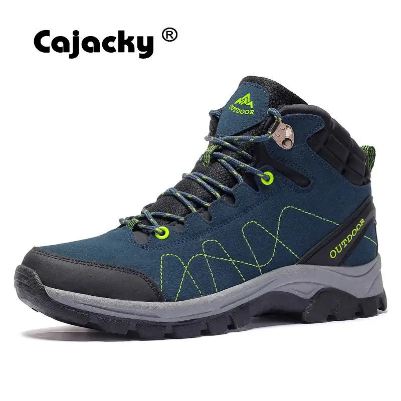 

Cajacky Men Boots Plus Size 46 Winter Boots With Fur Outdoor Ankle Botas Hombre Plush Snow Botas Masculinas Adulto Askeri Bot