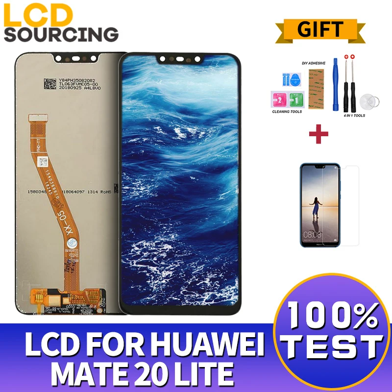 С ЖК дисплеем для смартфона Huawei MATE 20 LITE экран дисплей 6 3 дюймов SNE LX1 L21 сенсорный