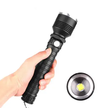 

HiMISS LED USB Charging Flashlight with Low Power Reminder Function for Outdoor Camping Expedition