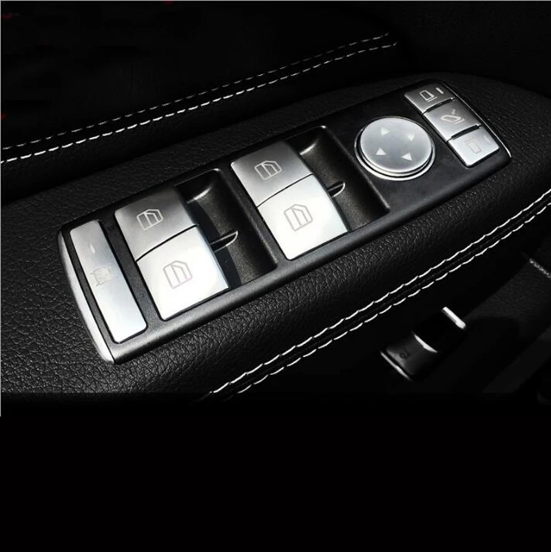 Car window Glass Lifting Buttons sequins decoration Cover 14pcs for