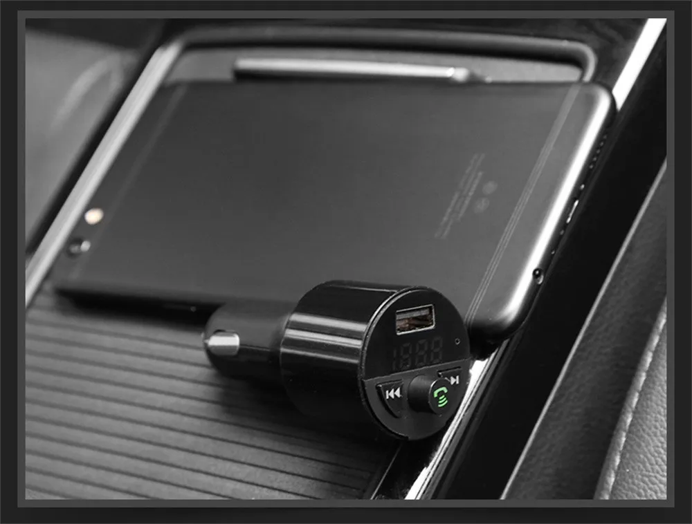 BINMER стиль BT-C2 автомобиля FM MP3 плеер Bluetooth гарнитуры Fm Plug-в автомобиль для телефона NO22