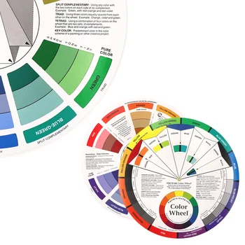 

20 Set Tattoo Ink Chart Permanent Makeup Coloring Wheel for Amateur Select Color Mix Professional Tattoo Pigments Wheel Swatches