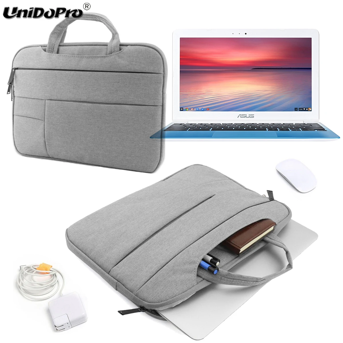 UNIDOPRO Laptop Sleeve Handbag for ASUS ZenBook 3 UX390UA