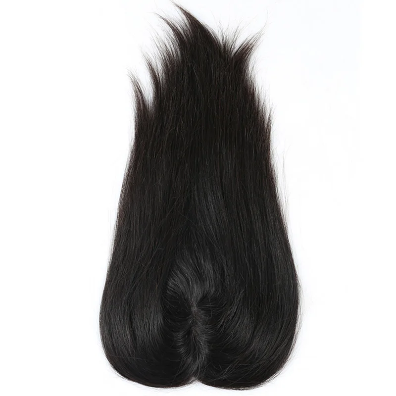 

European Virgin Hair Toupee Hair For Women Silky Straight 2.5x4 Inch 100% Human Natural Color 14 Inches Free Part Ever Beauty