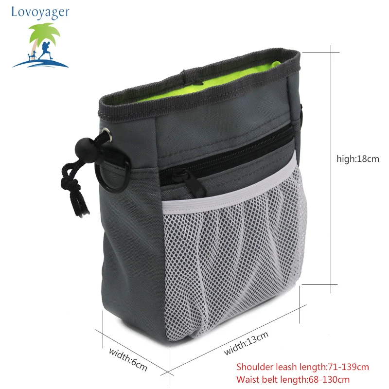 Lovoyager, сумка для собак, сумка для тренировок, сумка для игрушек, сумка для мусора, сумка-дозатор, регулируемый пояс на талию и плечо