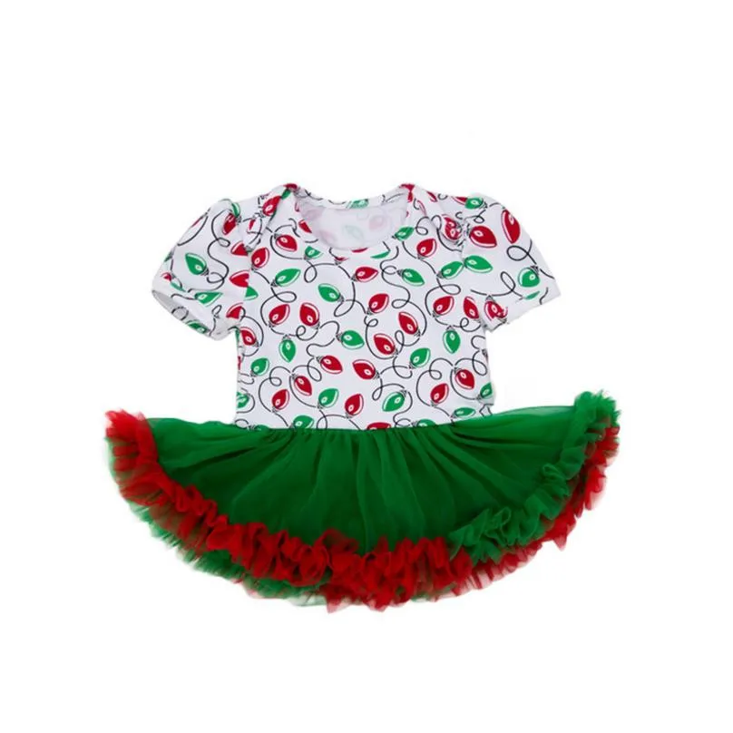 

Christmas Princess tutu Romper Baby Girl Romper Baby Girl Clothes Children Clothing Summer Newborn Girl Jumpsuit Costume Kids