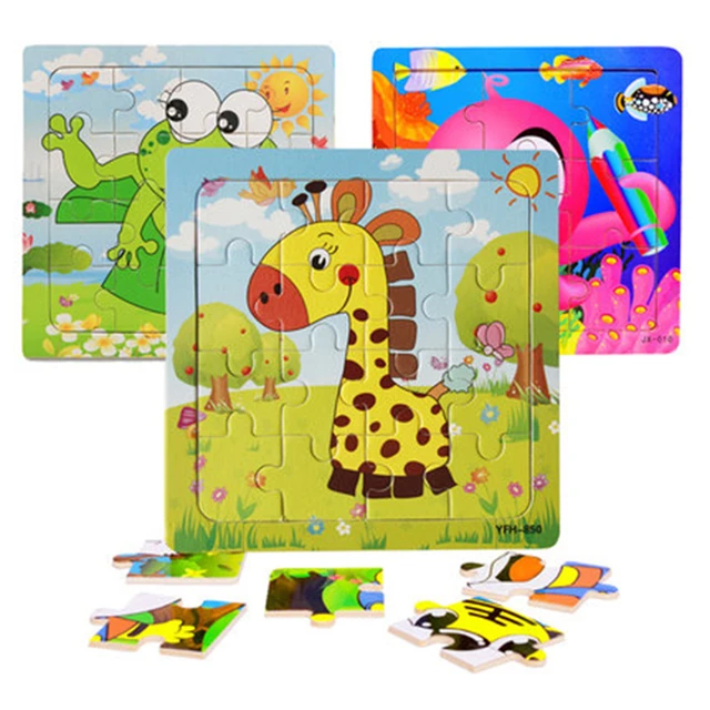 Tangrams para niños Puzzles para niños 3 años rompecabezas de 1000 unidades espacios en blanco de madera juguete educativo divertido juguete juguetes del Animal 50B89 _ - AliExpress Mobile