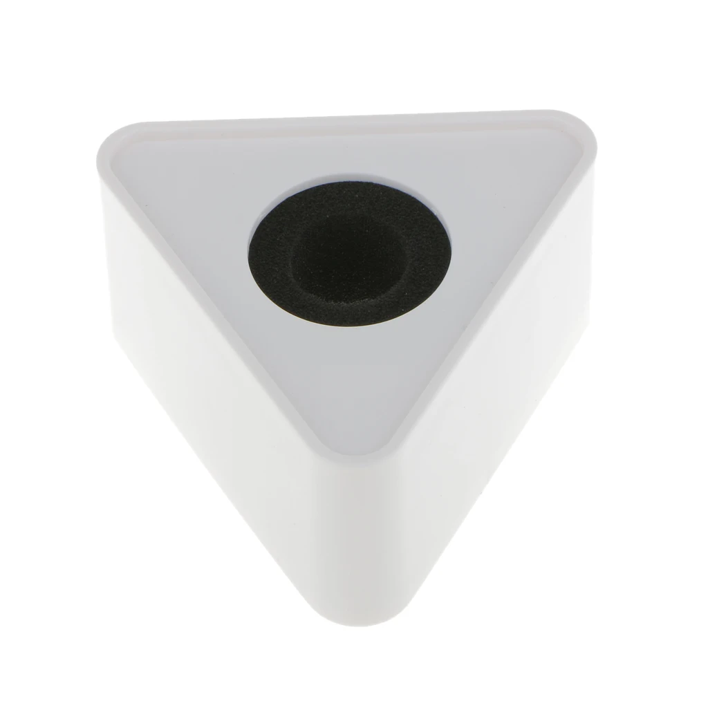

White ABS Triangular Microphone Station For Interview Self-image Improve