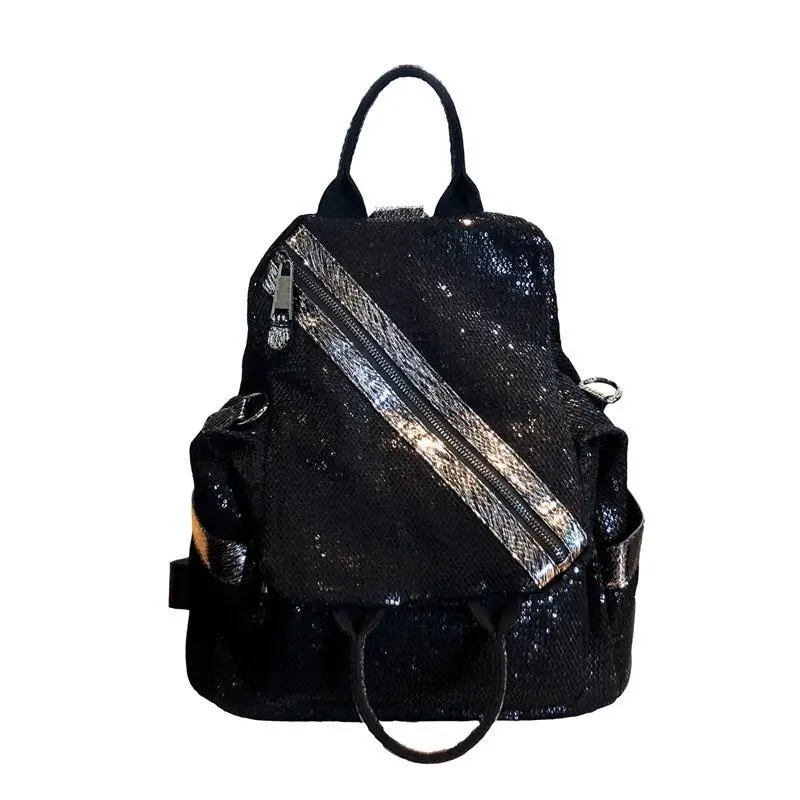 

Fashion Women's Backpack High Quality Teen Leather Backpack Female School Personality Shoulder Bag Bagpack mochila