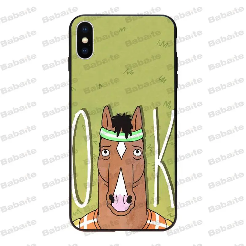 Babaite BoJack Horseman Мягкий силиконовый чехол для телефона для iPhone 8 7 6 6S plus X Xs Xr XsMax 5 5S SE 5c Cover11 11pro 11promax - Цвет: A7