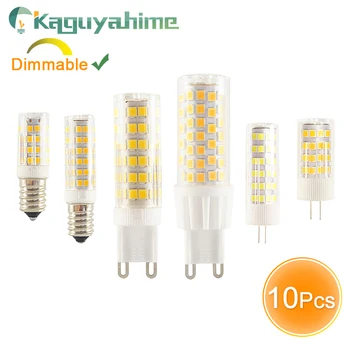 Kaguyahime 10 Stks/partij Led G9 E14 G4 Lamp Dimbare Lamp 3W 5W 7W 9W Dc 12V Ac 220V Lamp G9 Led G4 Cob Lamp Spotlight Kroonluchter