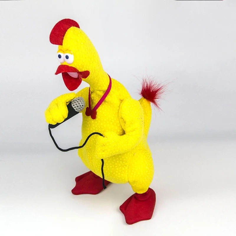 Crazy Screaming & Singing Drunken Chicken Elektrische Spielzeug Plüsch 