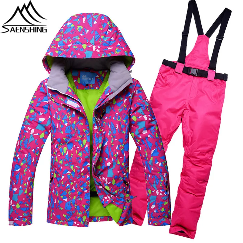 Buy SAENSHING Women's Ski Suit Girl Waterproof Warm