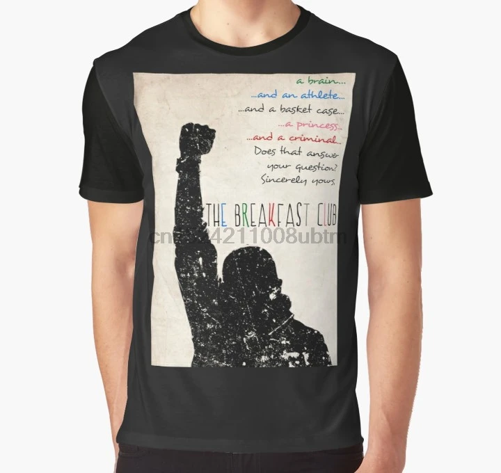 

All Over Print 3D Tshirt Men Funny T Shirt Breakfast Club Full Print Big print Graphic T-Shirt