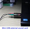 Channel 5.1 External 3D USB Sound Card with 3.5mm Audio Adapter for Computer headphone Stereo Mic Audio USB Converter ► Photo 1/6