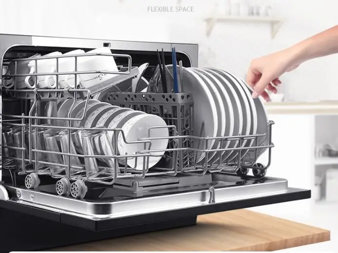 Автоматическая Посудомоечная машина бытовая щетка машина большая емкость посудомоечная машина Коммерческая 1170 Вт