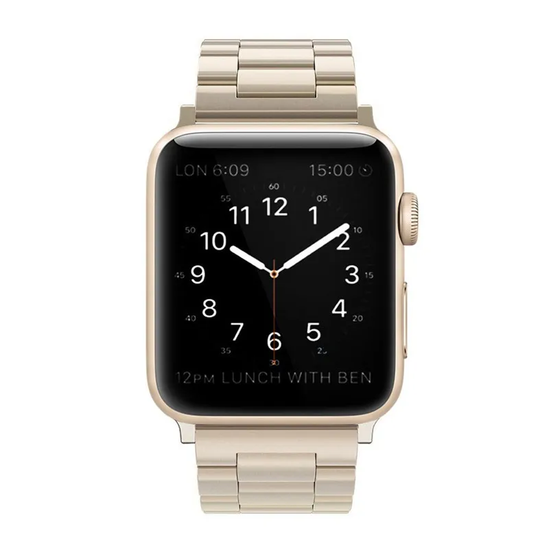 ASHEI металлический браслет ремешок для Apple Watch серии группа 4 40 мм 44 мм 42 мм 38 мм Нержавеющая сталь ремешок для часов для iWatch серии 3 2 1