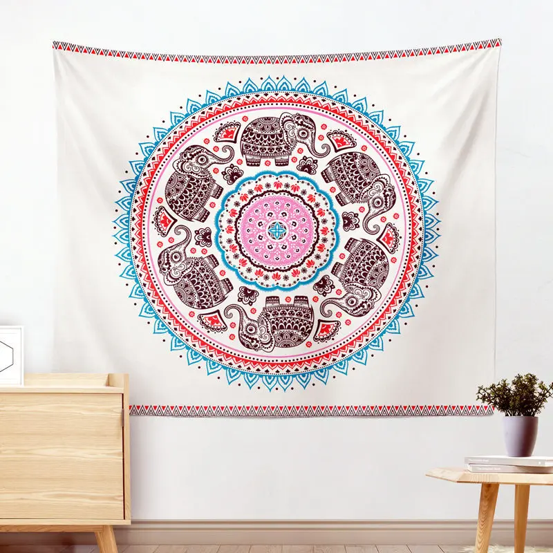 Indian Mandala Tapestry Wall Hanging HD Pixel Boho Decor Art Wall Cloth Tapestry Psychedelic Wall Carpet Throw Blanket Bedspread Indian Mandala Tapestry Wall Hanging HD Pixel Boho Decor Art Wall Cloth Tapestry Psychedelic Wall Carpet Throw Blanket Bedspread