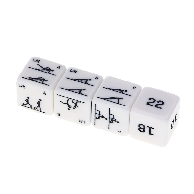 4 шт./компл. новые акриловые игральные кости для фитнеса|acrylic dice|set dicedice set |