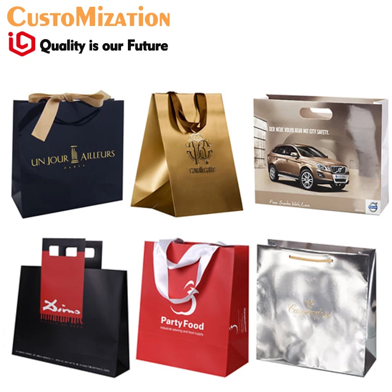

sale wedding bag high quality Jewelry pink paper bag shipping Printed Packaging Boxes