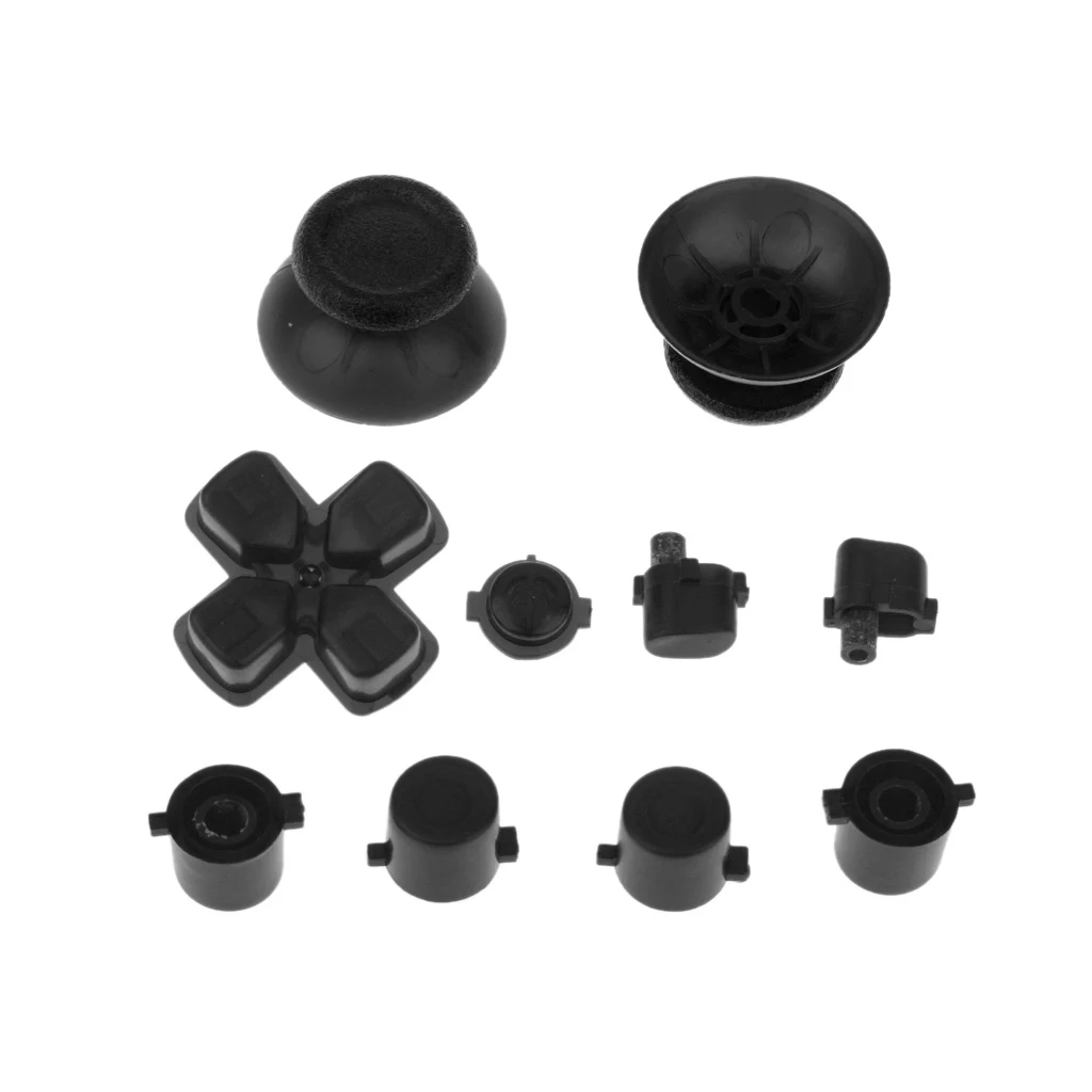 4 Sets of  Replacement Button Pad Kit for Sony Playstation 4 PS4 Controller Gamepad