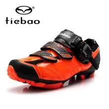 Tiebao профессиональные на горных велосипедах автоблокировкой обувь основных горный велосипед обувь унисекс Велоспорт Спорт MTB Велоспорт обувь